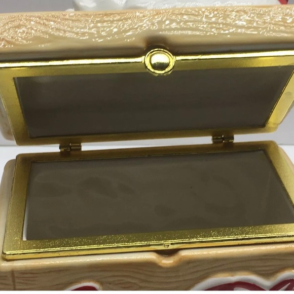 COCA-COLA SLEDDING POLAR BEARS CERAMIC HINGED BOX RARE COLLECTIBLE VINTAGE - Picture 9 of 12